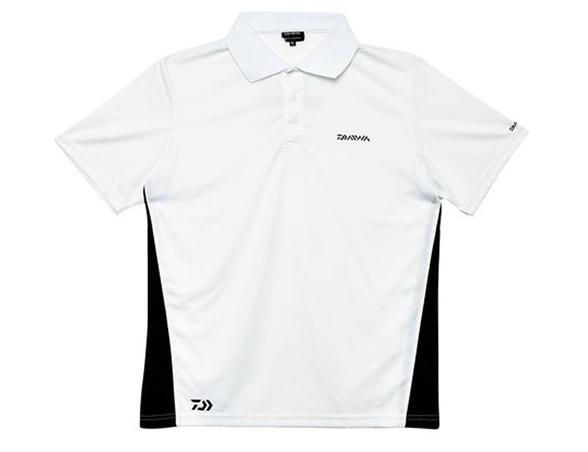 DAIWA MESH POLO SHIRT - WHITE